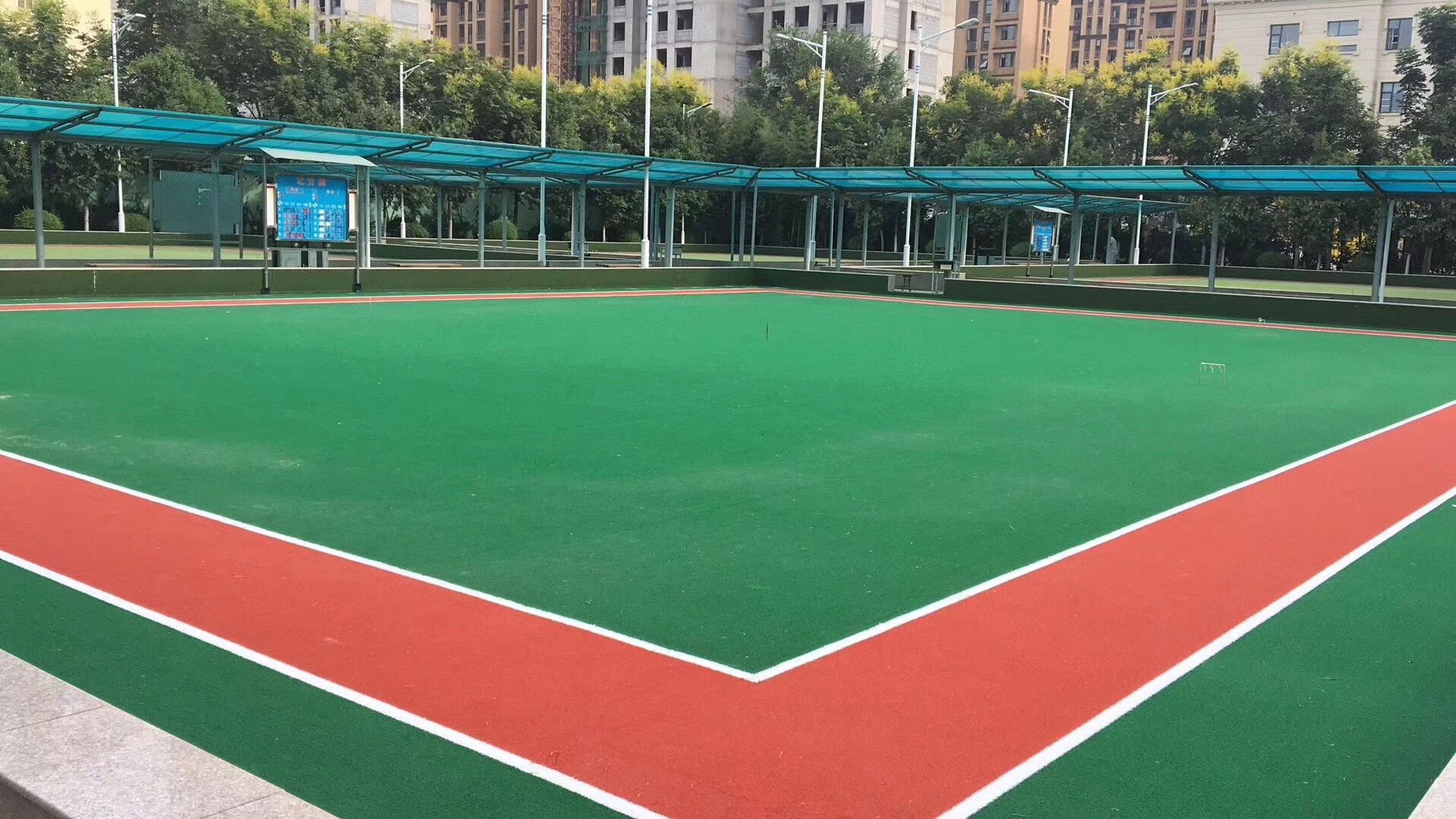 河南鄭州市某門(mén)球場(chǎng)地案例